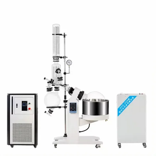 Rotary Evaporator With DLL Chiller And Vacuum Pump